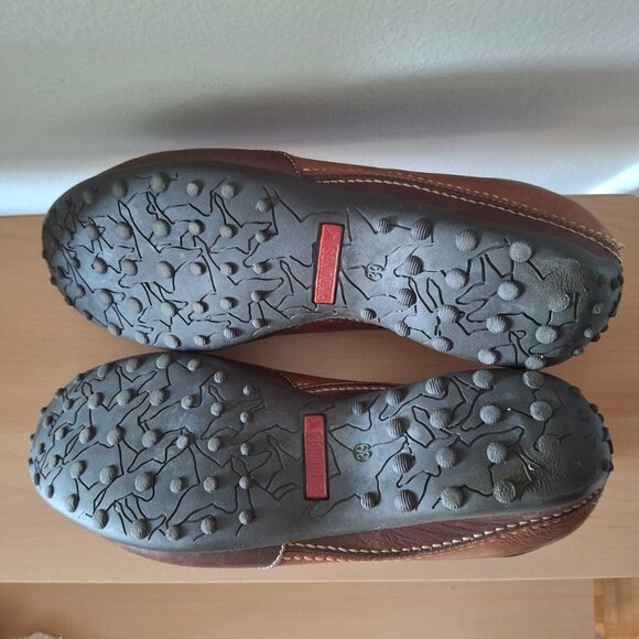 Pikolinos Womens Brown Leather Slip On Loafers Driving Shoes US 8.5 EU 39 - Picture 2 of 7